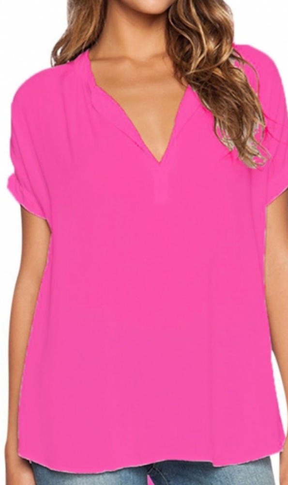 Hot pink blouse